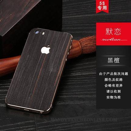 Hülle iPhone Se Schutz Grenze Handyhüllen, Case iPhone Se Farbe Holz