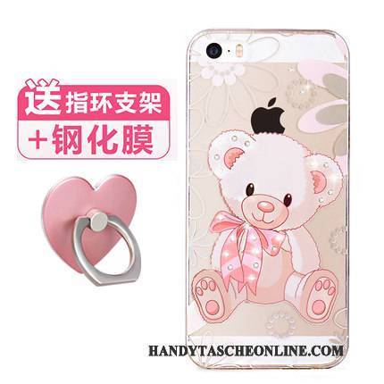 Hülle iPhone Se Taschen Rosa Super Süß, Case iPhone Se Karikatur Einfach Trend