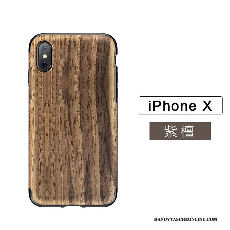 Hülle iPhone X Aus Holz Neu Weiß, Case iPhone X Taschen Handyhüllen