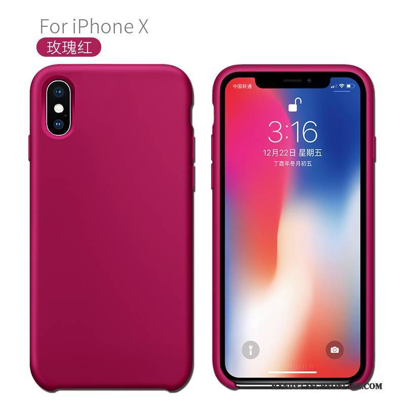 Hülle iPhone X Kreativ Anti-sturz Neu, Case iPhone X Schutz Handyhüllen Blau