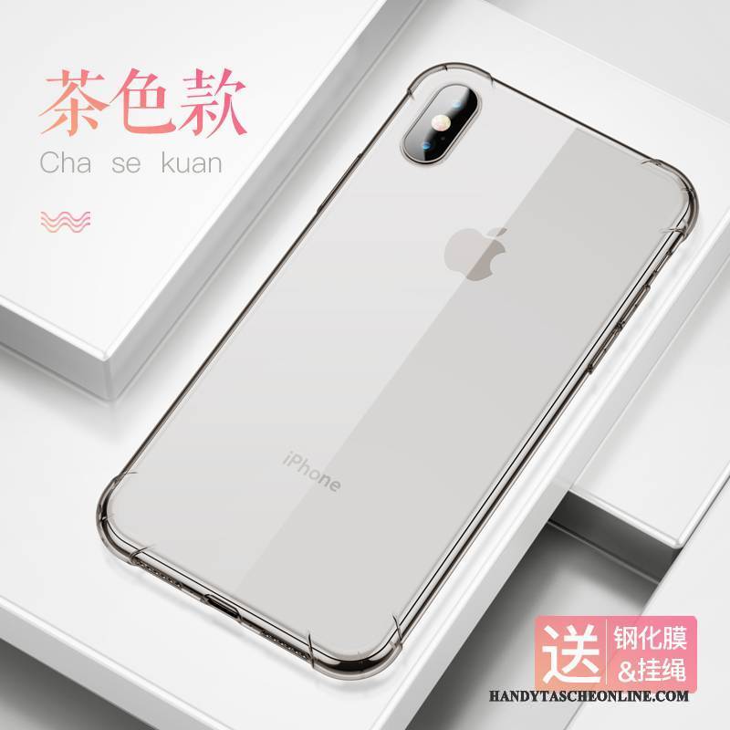 Hülle iPhone X Kreativ Persönlichkeit Anti-sturz, Case iPhone X Silikon Handyhüllen Transparent