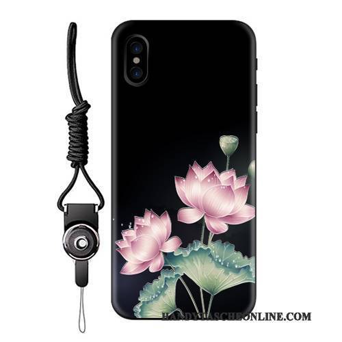 Hülle iPhone X Schutz Hängende Verzierungen Anti-sturz, Case iPhone X Taschen Neu Rosa