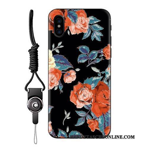 Hülle iPhone X Schutz Hängende Verzierungen Anti-sturz, Case iPhone X Taschen Neu Rosa