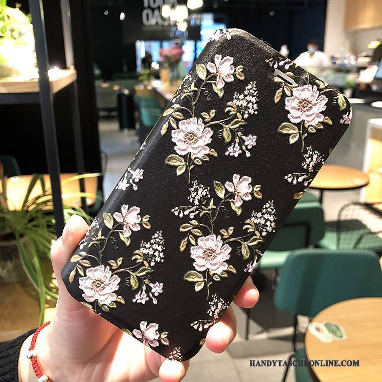 Hülle iPhone X Schutz Rosa Anti-sturz, Case iPhone X Folio Grün