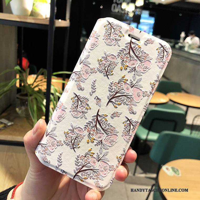 Hülle iPhone X Schutz Rosa Anti-sturz, Case iPhone X Folio Grün