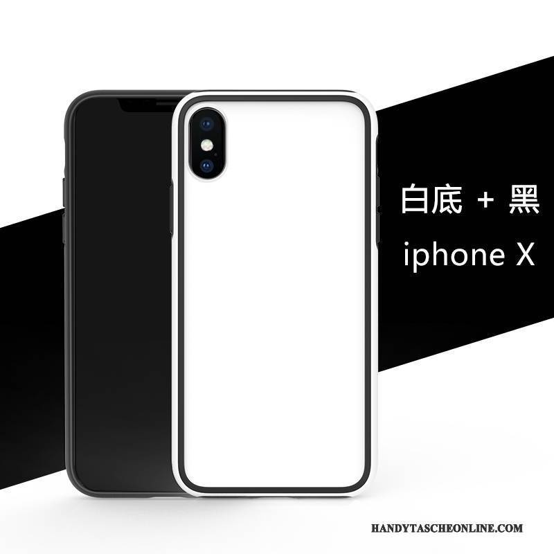 Hülle iPhone X Taschen Handyhüllen Hängende Verzierungen, Case iPhone X Silikon Grün Nubuck