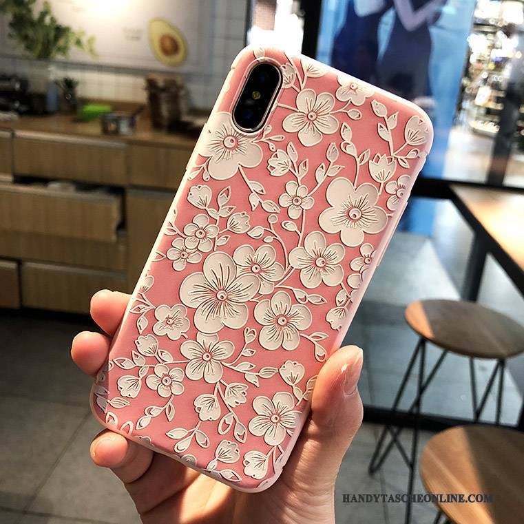 Hülle iPhone X Taschen Lichtfarbe Anti-sturz, Case iPhone X Prägung Trendmarke Neu