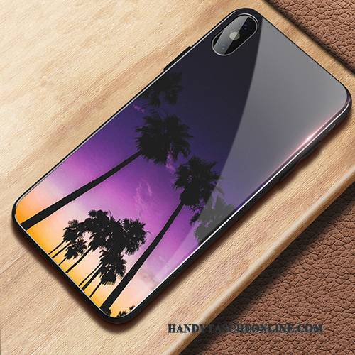 Hülle iPhone X Taschen Persönlichkeit Glas, Case iPhone X Kreativ Handyhüllen Trend