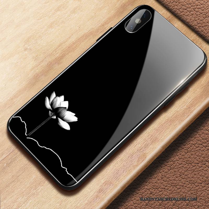 Hülle iPhone X Taschen Persönlichkeit Glas, Case iPhone X Kreativ Handyhüllen Trend