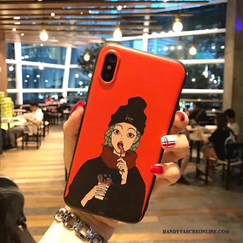 Hülle iPhone X Taschen Persönlichkeit Neu, Case iPhone X Prägung Handyhüllen Trendmarke