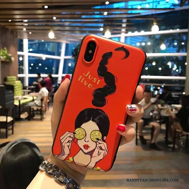 Hülle iPhone X Taschen Persönlichkeit Neu, Case iPhone X Prägung Handyhüllen Trendmarke