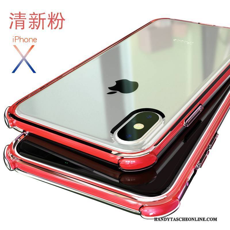 Hülle iPhone X Taschen Rot Handyhüllen, Case iPhone X Silikon Trendmarke Ballon