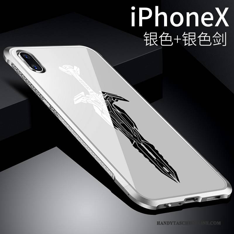 Hülle iPhone X Taschen Schlank Neu, Case iPhone X Metall Handyhüllen Schwer