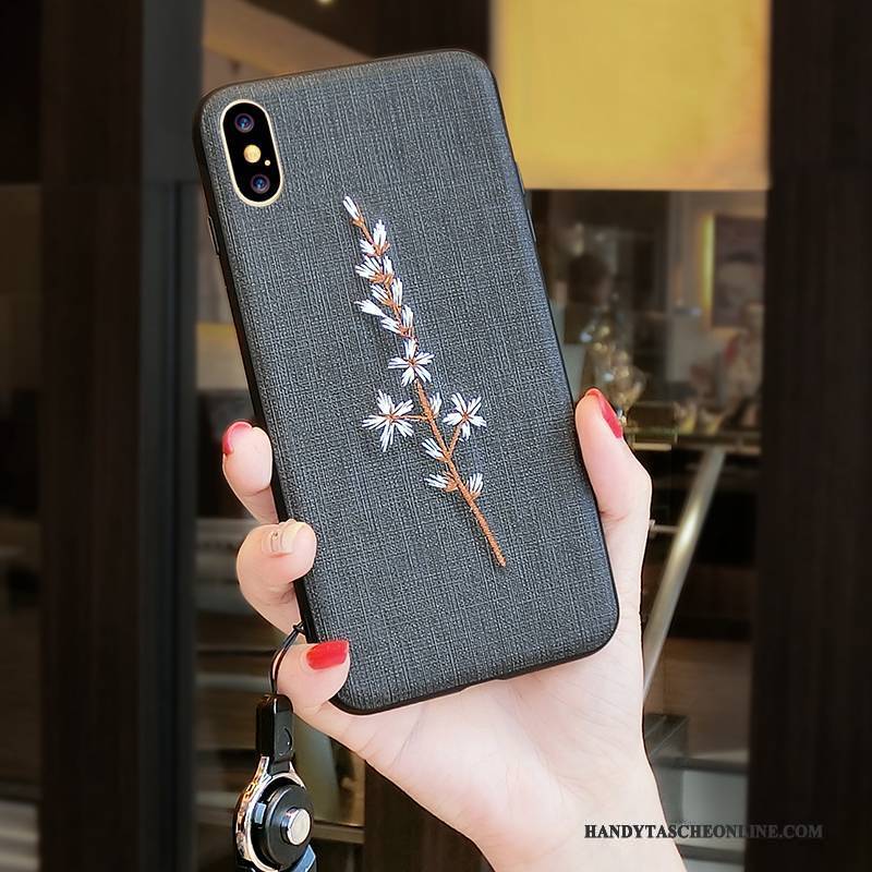 Hülle iPhone X Taschen Trend Neu, Case iPhone X Blumen Persönlichkeit