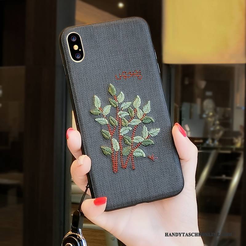 Hülle iPhone X Taschen Trend Neu, Case iPhone X Blumen Persönlichkeit