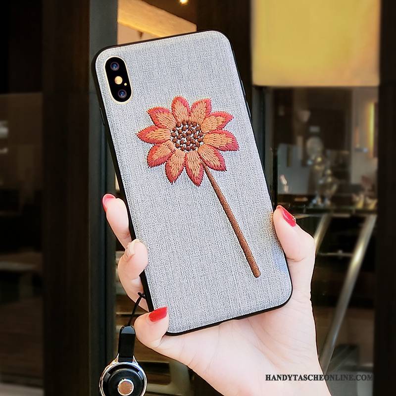 Hülle iPhone X Taschen Trend Neu, Case iPhone X Blumen Persönlichkeit