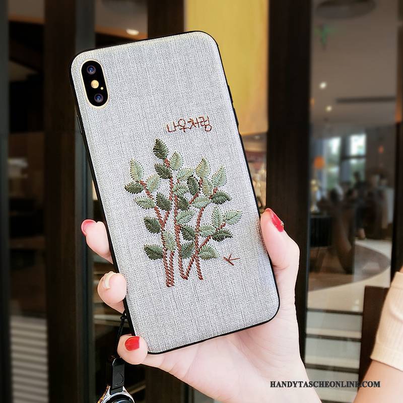 Hülle iPhone X Taschen Trend Neu, Case iPhone X Blumen Persönlichkeit