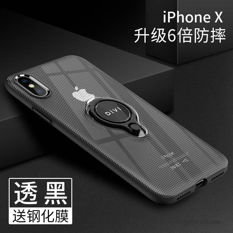 Hülle iPhone X Taschen Weiß Handyhüllen, Case iPhone X Silikon Transparent Ring