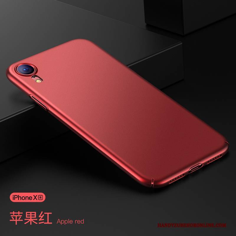 Hülle iPhone Xr Taschen Rot Schwer, Case iPhone Xr Schutz Schlank Anti-sturz