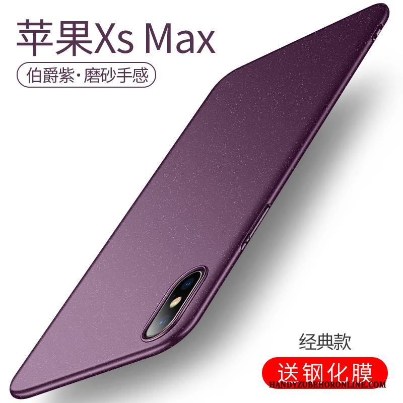 Hülle iPhone Xs Max High-end Nubuck, Case iPhone Xs Max Handyhüllen Anti-sturz