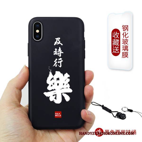 Hülle iPhone Xs Max Kreativ Handyhüllen Persönlichkeit, Case iPhone Xs Max Silikon Chinesische Art Trendmarke