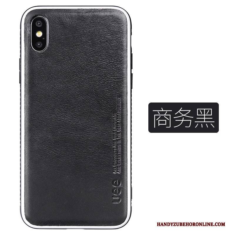 Hülle iPhone Xs Max Luxus Qualität Groß, Case iPhone Xs Max Leder Elegant Kuh