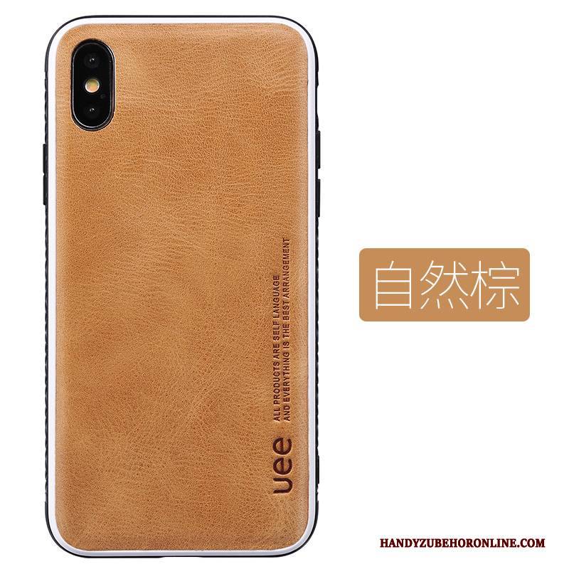 Hülle iPhone Xs Max Luxus Qualität Groß, Case iPhone Xs Max Leder Elegant Kuh