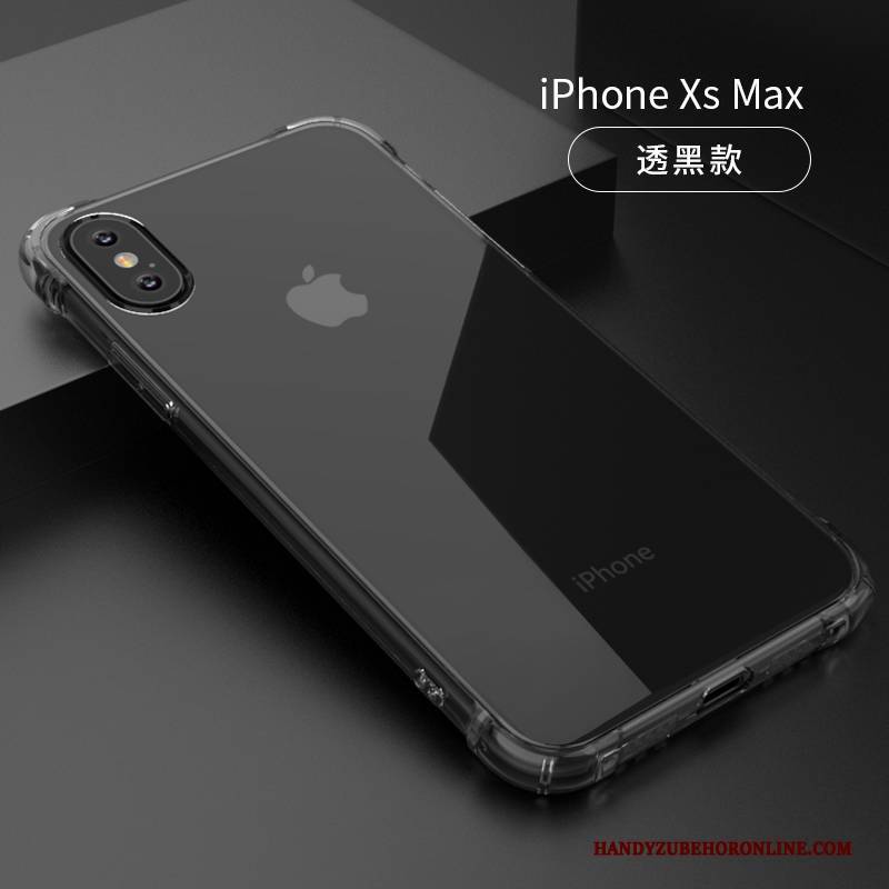 Hülle iPhone Xs Max Weiche Trendmarke Schlank, Case iPhone Xs Max Schutz Handyhüllen Transparent