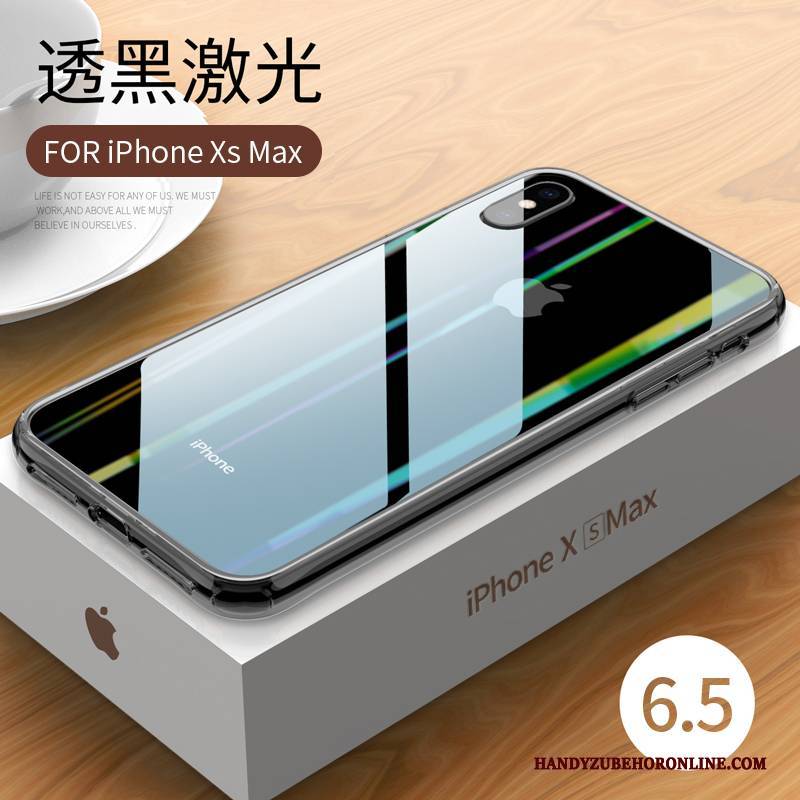 Hülle iPhone Xs Max Weiche Trendmarke Schlank, Case iPhone Xs Max Schutz Handyhüllen Transparent