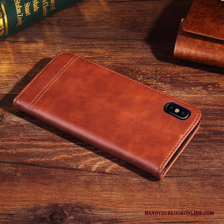 Hülle iPhone Xs Taschen Neu Handyhüllen, Case iPhone Xs Lederhülle