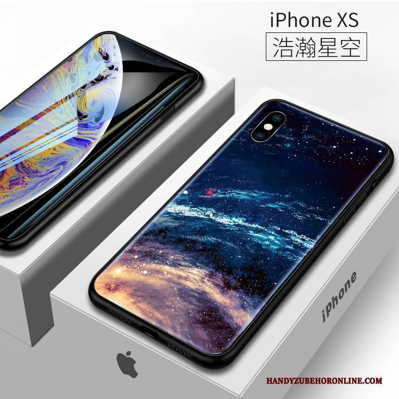 Hülle iPhone Xs Taschen Trendmarke Trend, Case iPhone Xs Schutz Lila Schlank