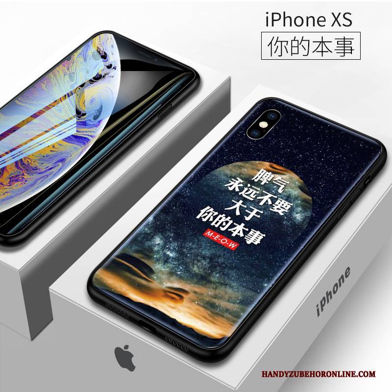 Hülle iPhone Xs Taschen Trendmarke Trend, Case iPhone Xs Schutz Lila Schlank