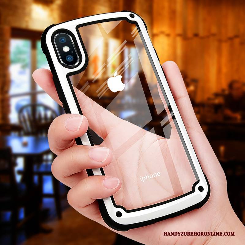 Hülle iPhone Xs Weiche Rot Handyhüllen, Case iPhone Xs Silikon Trendmarke Transparent