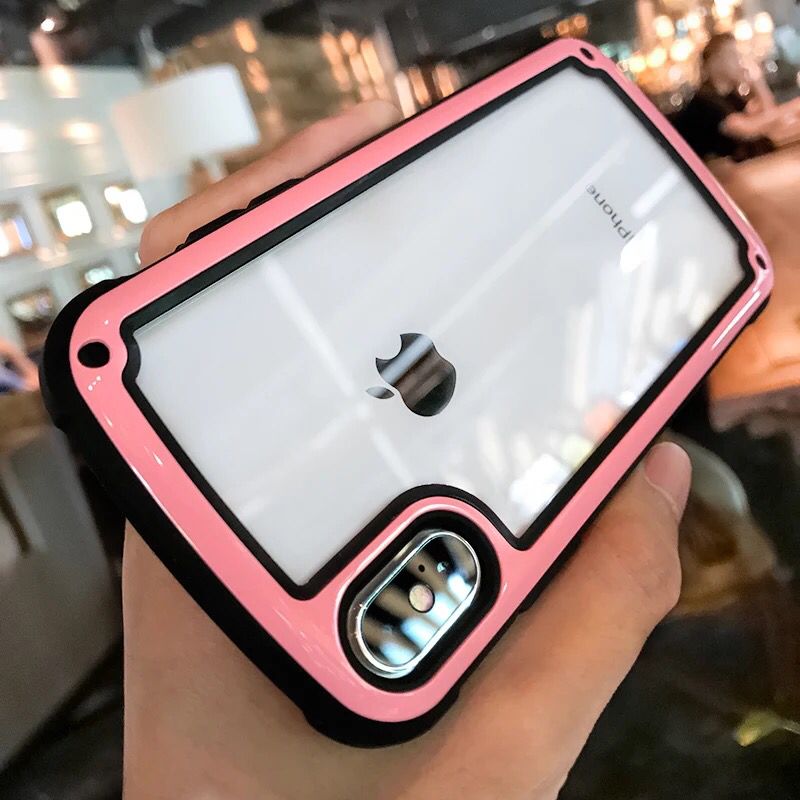 Hülle iPhone Xs Weiche Rot Handyhüllen, Case iPhone Xs Silikon Trendmarke Transparent