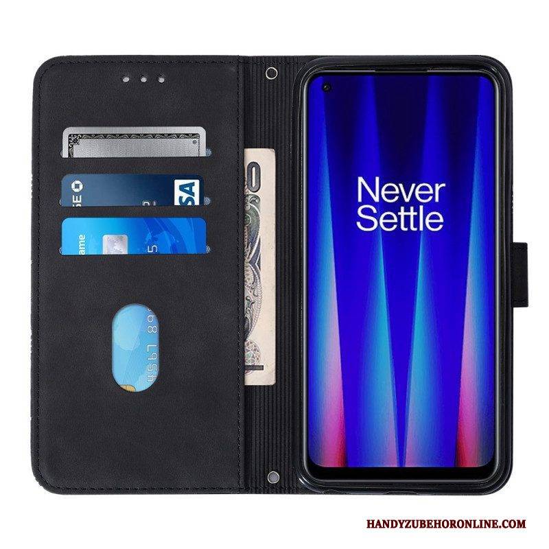 Lederhüllen Für OnePlus Nord CE 2 5G Handtasche Yb Imecrinting