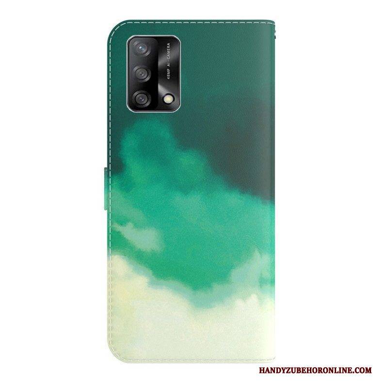 Lederhüllen Für Oppo A74 4G Aquarell