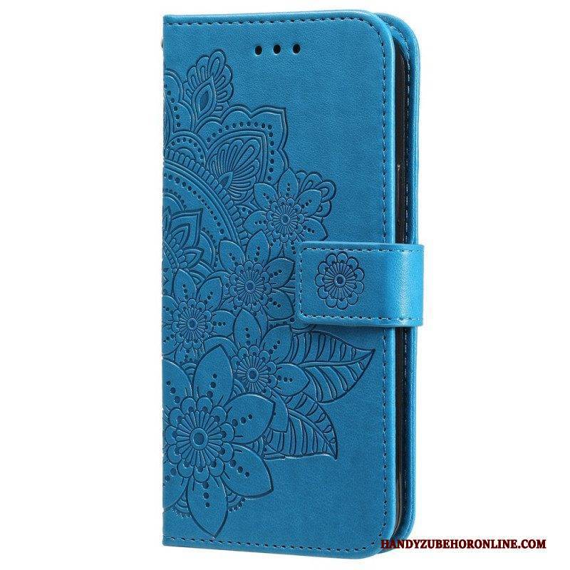 Lederhüllen Für Samsung Galaxy A13 5G / A04s Blumen-mandala