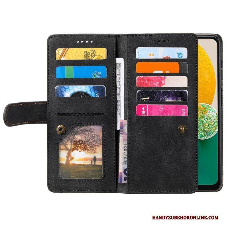 Lederhüllen Für Samsung Galaxy A54 5G Geldbörse Mit 9 Kartenhaltern