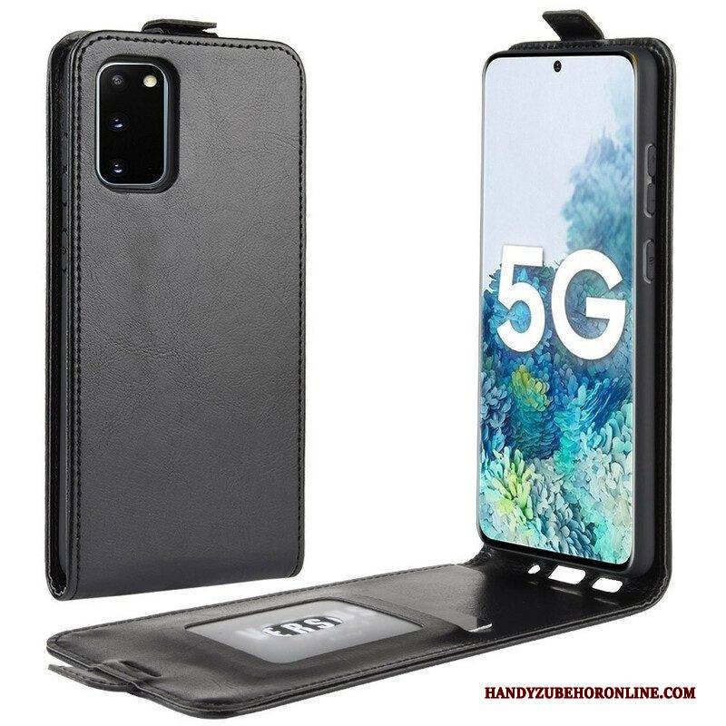 Lederhüllen Für Samsung Galaxy S20 FE Flip Case Faltender Ledereffekt