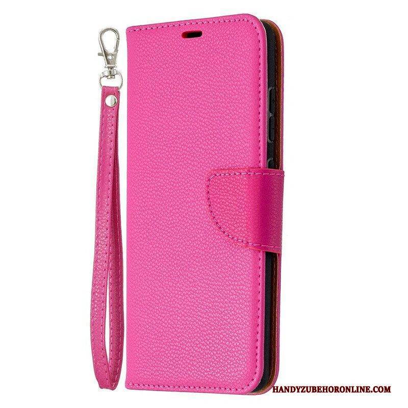 Lederhüllen Für Samsung Galaxy S20 FE Flip Case Lychee Rabat Oblique