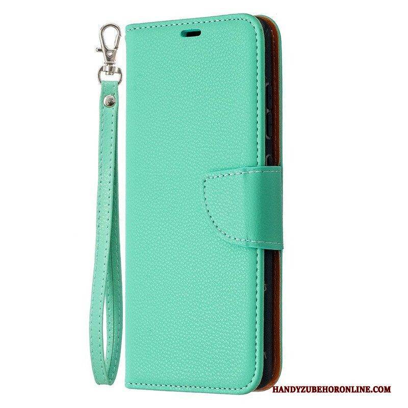 Lederhüllen Für Samsung Galaxy S20 FE Flip Case Lychee Rabat Oblique