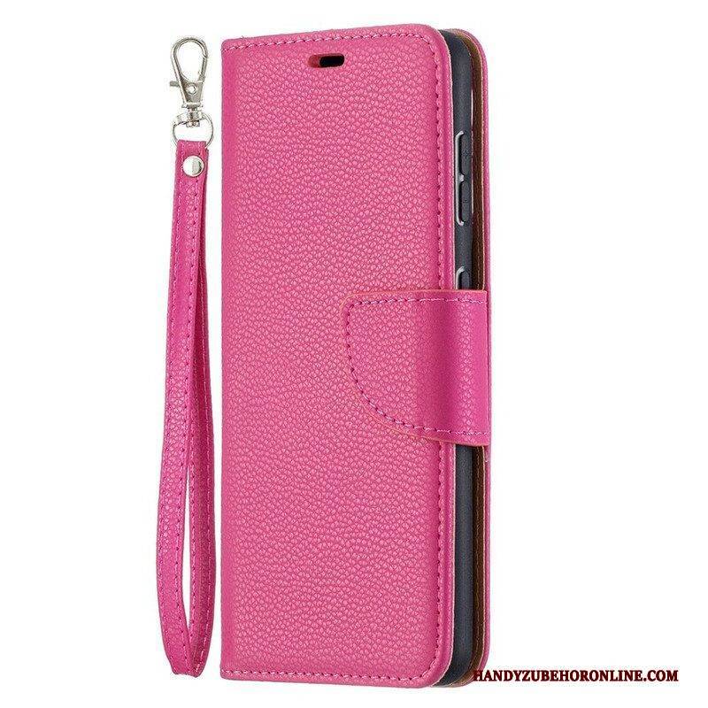 Lederhüllen Für Samsung Galaxy S21 5G Flip Case Lychee Rabat Oblique