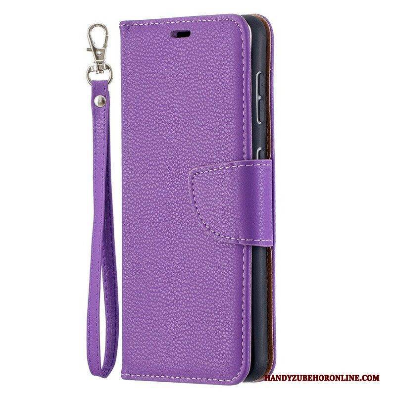 Lederhüllen Für Samsung Galaxy S21 5G Flip Case Lychee Rabat Oblique