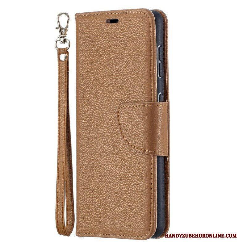 Lederhüllen Für Samsung Galaxy S21 5G Flip Case Lychee Rabat Oblique