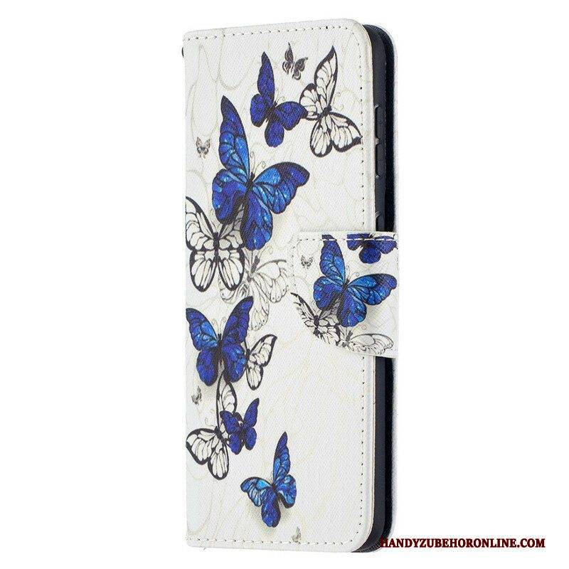 Lederhüllen Für Samsung Galaxy S21 5G Wundervolle Schmetterlinge