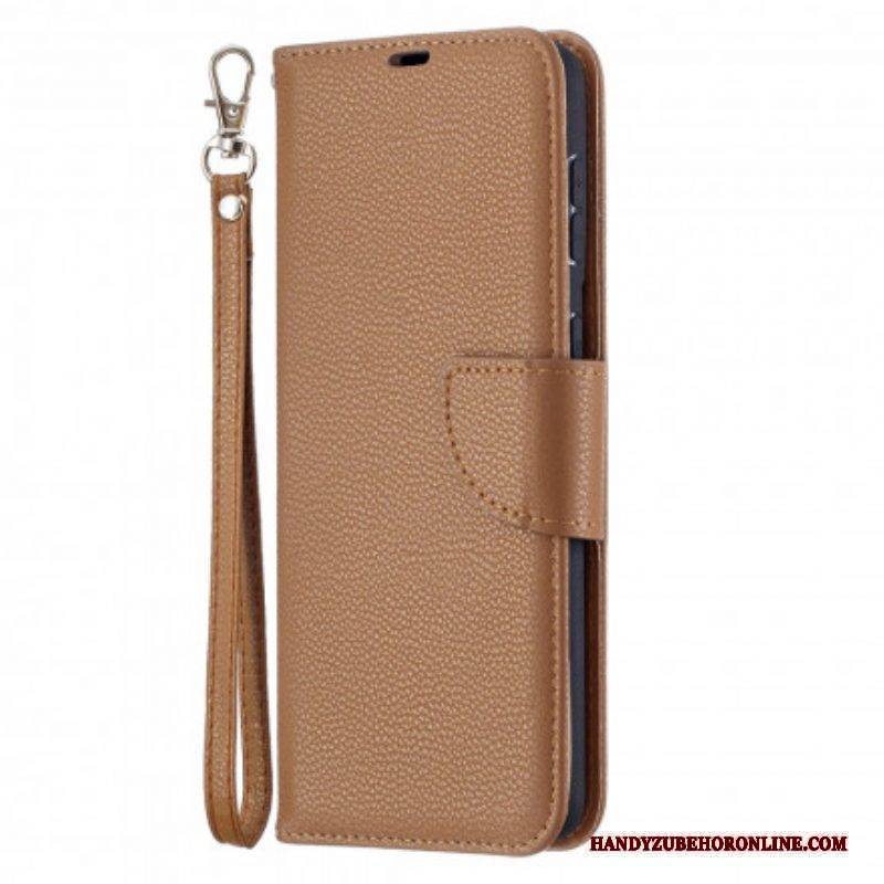 Lederhüllen Für Samsung Galaxy S21 Plus 5G Flip Case Lychee Rabat Oblique