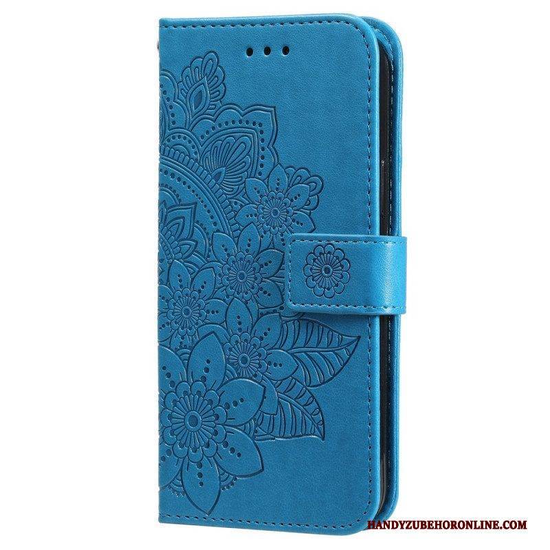 Lederhüllen Für Samsung Galaxy S22 5G Blumen-mandala