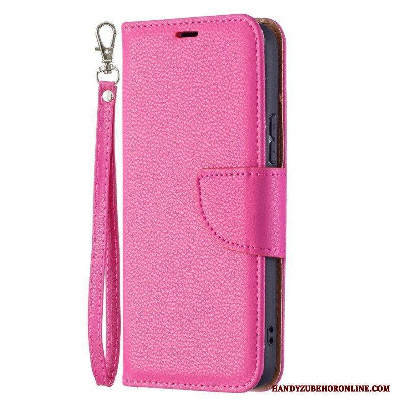 Lederhüllen Für Samsung Galaxy S22 5G Flip Case Lychee Rabat Oblique