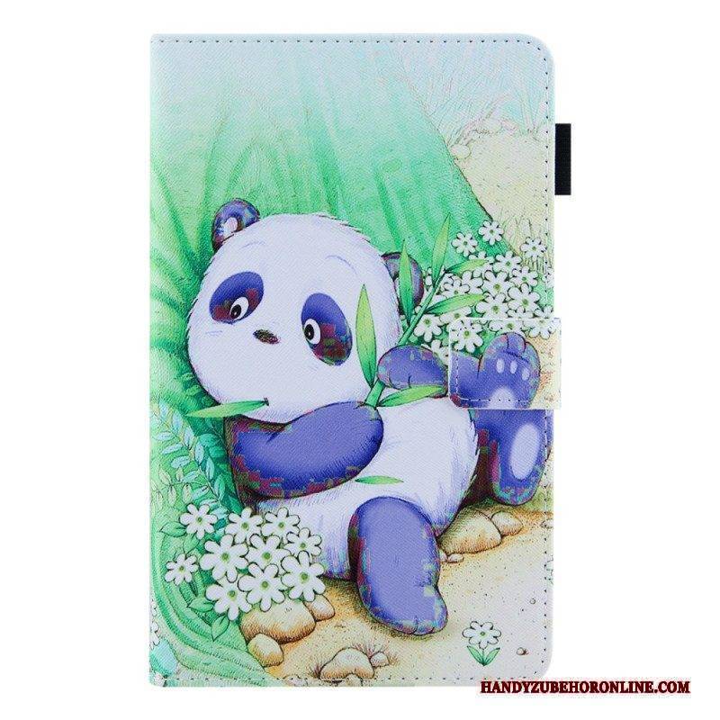 Lederhüllen Für Samsung Galaxy Tab A8 (2021) Süßer Panda