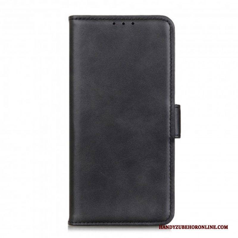 Lederhüllen Für Xiaomi Redmi Note 10 5G Flip Case Doppelte Klappe